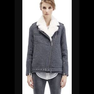 Iro wool Moto jacket size 36!